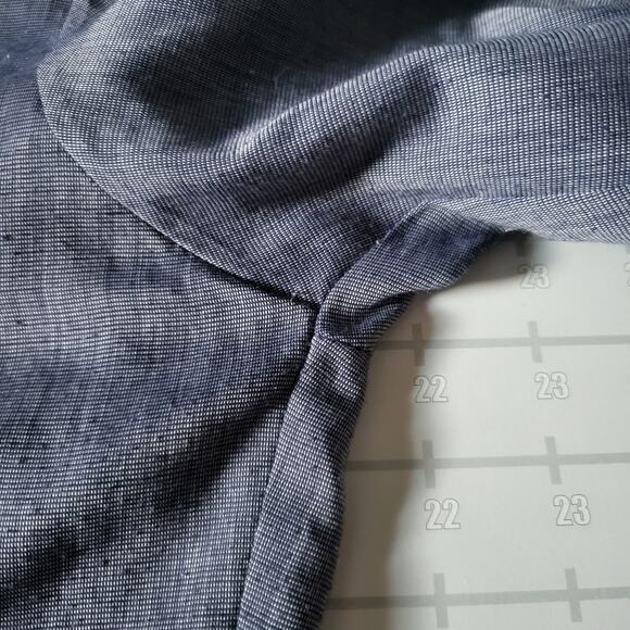 Vintage 80s Tem Tex Pearl Snap Shirt Mens M Blue Cowboy Western Long Sleeve - Picture 6 of 8